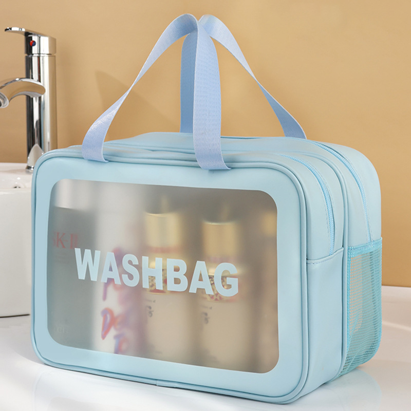 Large-capacity dry-wet separation storage bag