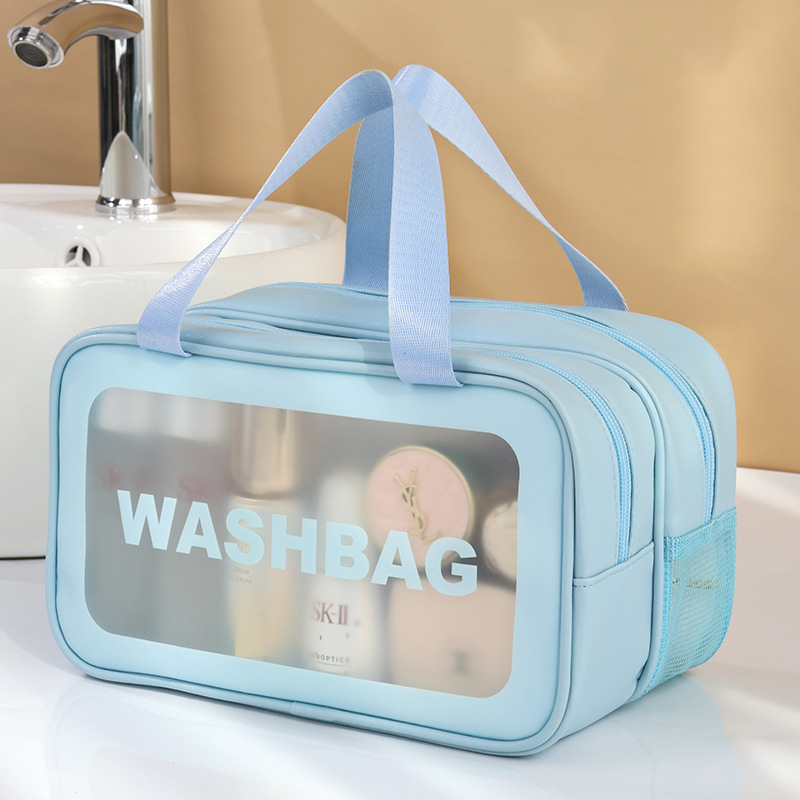 Large-capacity dry-wet separation storage bag