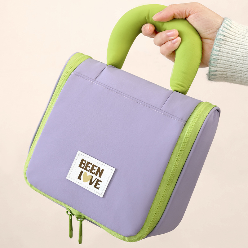 Hooked toiletry bag