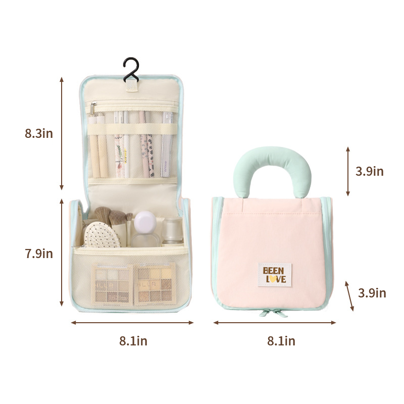 Hooked toiletry bag