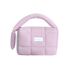 Candy-colored padded makeup bag
