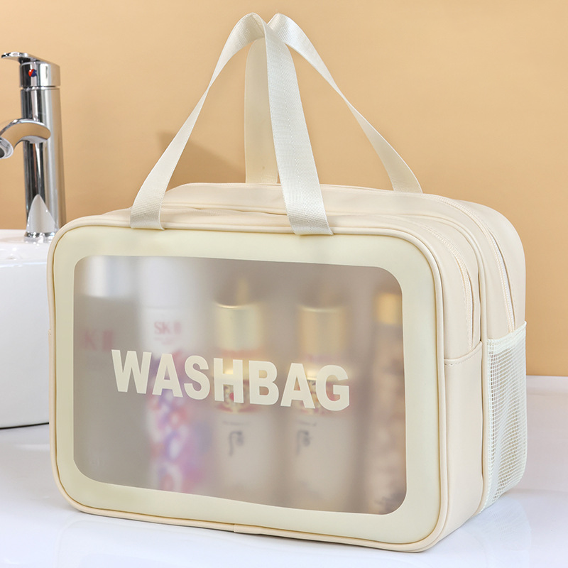 Large-capacity dry-wet separation storage bag