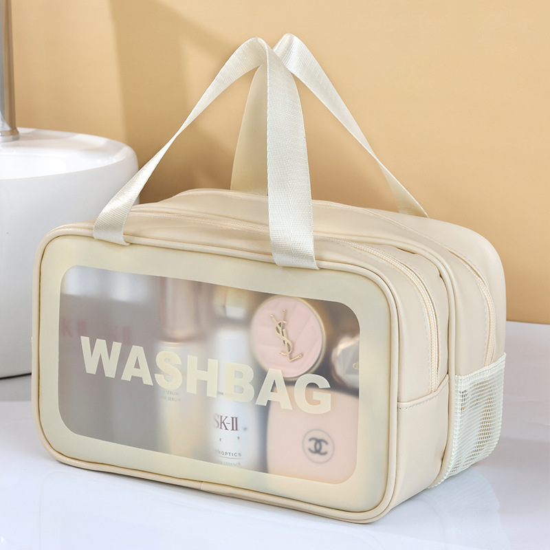 Large-capacity dry-wet separation storage bag