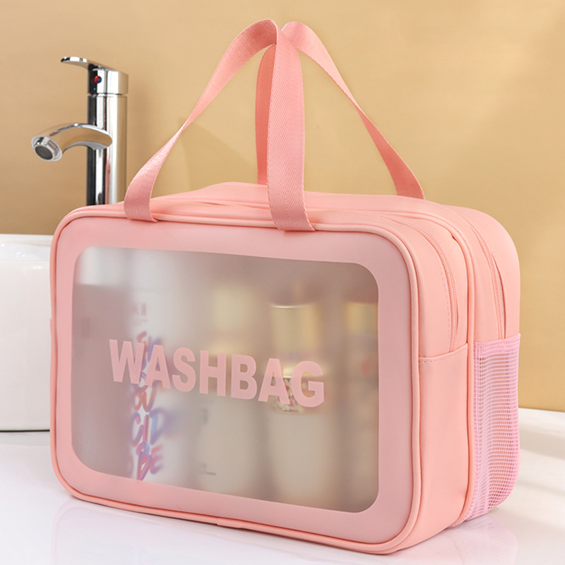 Large-capacity dry-wet separation storage bag