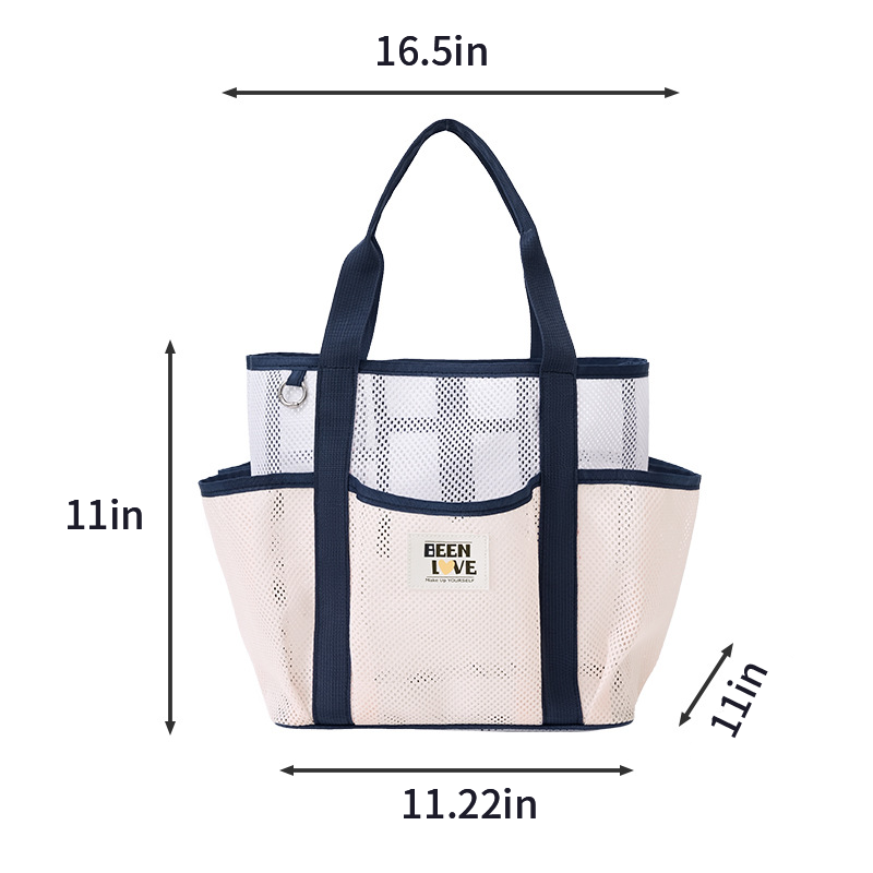 Large-capacity tote beach bag