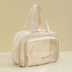 Waterproof hand-held dry-wet separation swimming bag