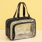 Waterproof hand-held dry-wet separation swimming bag