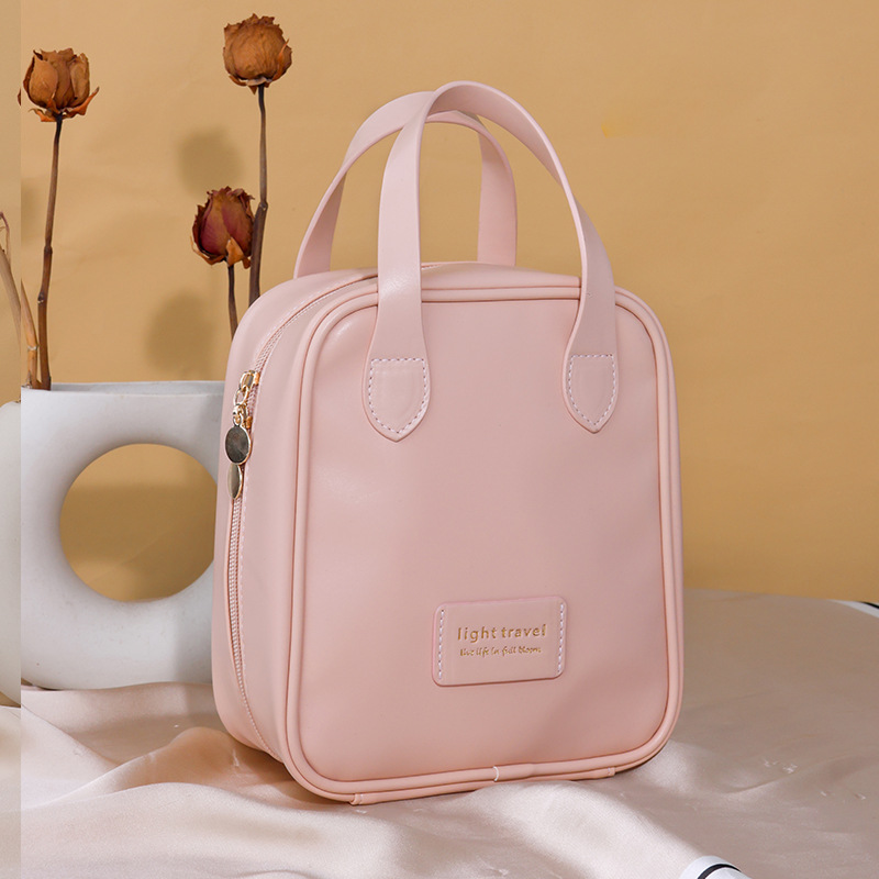 Handheld makeup bag