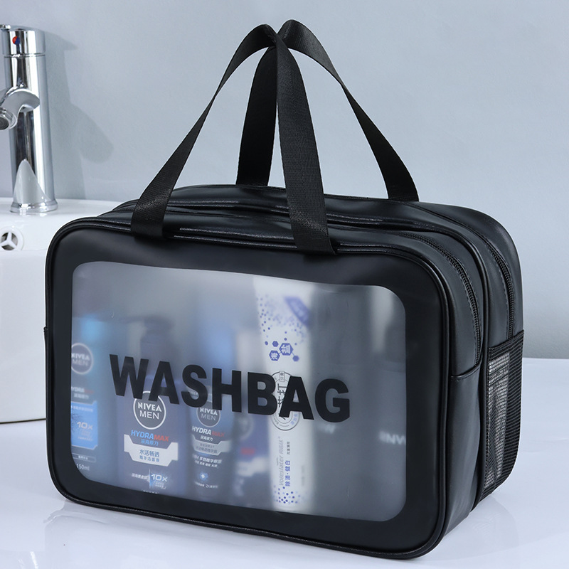 Large-capacity dry-wet separation storage bag