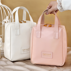 Handheld makeup bag